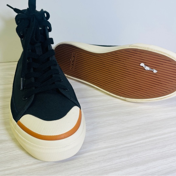 Levi's Mens Square Canvas and Suede High-Top Casual Sneaker Shoe Size 9 - Picture 5 of 5